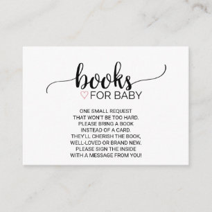 rosa Herz   Black Calligraphy Book Request Insert