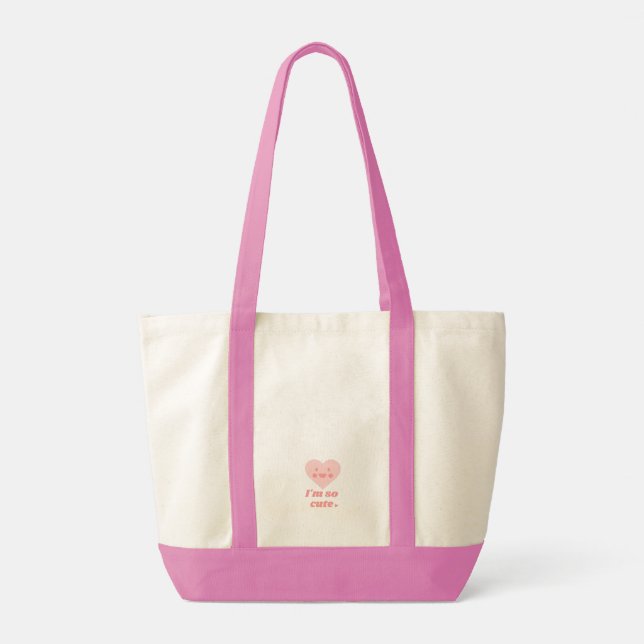 Rosa Herz, das Ihnen Vertrauen in die Tasche gibt (Rückseite)