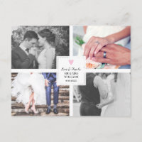 rosa Herz | HochzeitsfotoCollage | Liebe und Dank