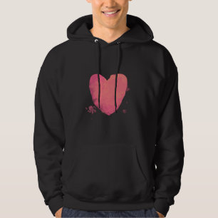 rosa Herz Hoodie