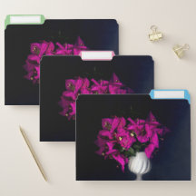 Rosa Herz in schwarz