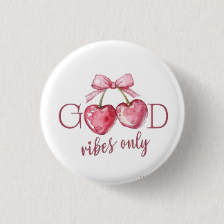 Rosa Herz-Leinwandtasche, Positive Zitate Tasche, Button