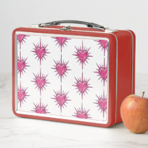 Rosa Herz mit Widerhaken Cybersigilism-Lunchbox