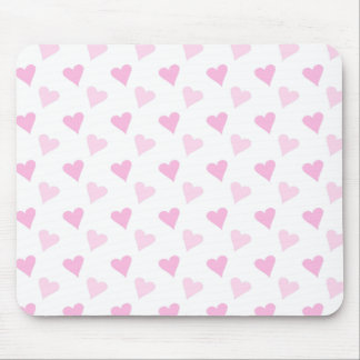 Rosa Herz Mousepad