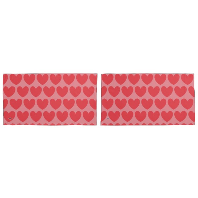Rosa Herz Pillow HAMbyWG Kissenbezug (Vorderseite-Set)