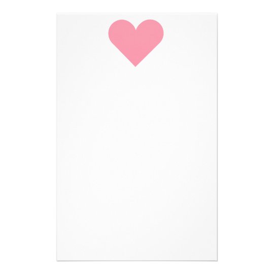 Rosa Herz Stationar Briefpapier Zazzle Ch