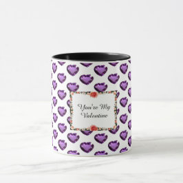rosa Herz Tasse