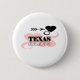 Rosa Herz Texas Button