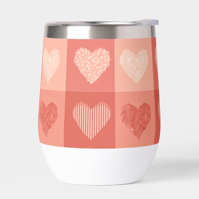 Rosa Herzen für Sie (Links)