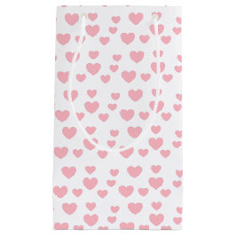 Rosa Herzen Kleine Geschenktüte