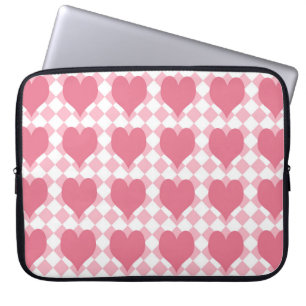 Rosa Herzen Laptopschutzhülle