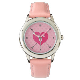 Rosa Herzen Liebe U Custom Watch Armbanduhr