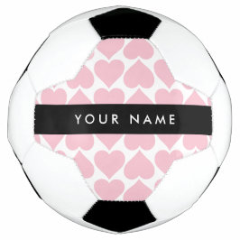 Rosa Herzen, Romantik, Ihr Name, Personalisieren Fußball