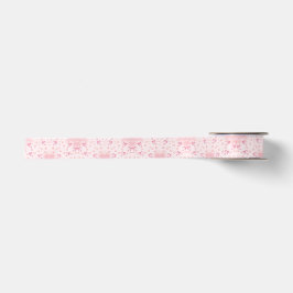 Rosa Herzen Satinband