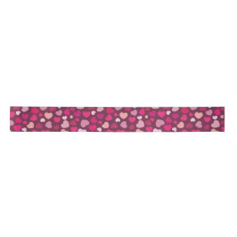 Rosa Herzen Satinband