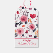Rosa Herzen und Rose