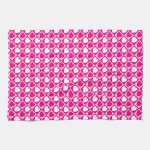 Rosa Herzmuster Küchentuch