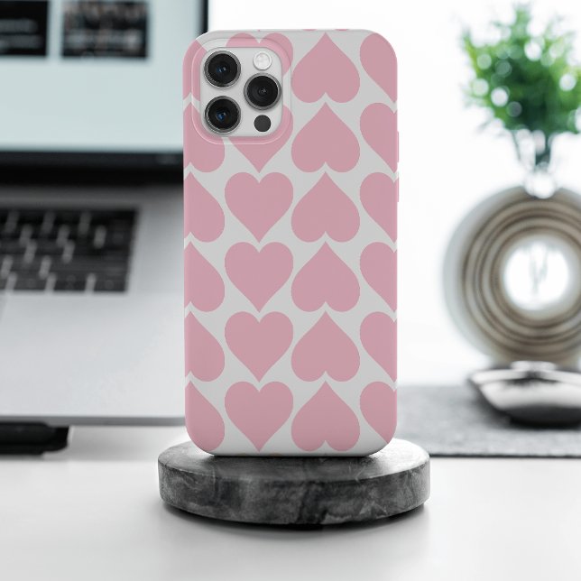 Rosa Herzmuster, Romantik, Liebe Case-Mate iPhone Hülle (Von Creator hochgeladen)