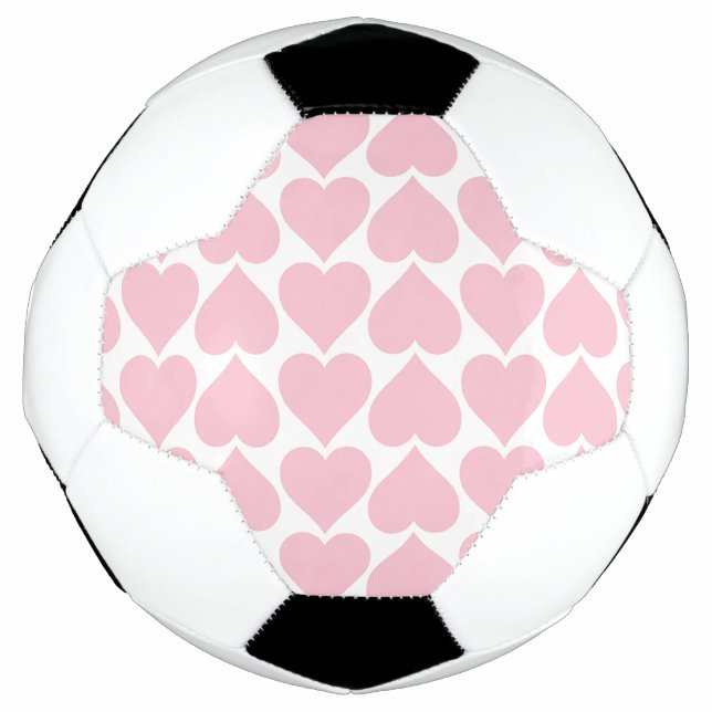 Rosa Herzmuster, Romantik, Liebe Fußball (Vorderseite)