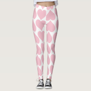 Rosa Herzmuster, Romantik, Liebe Leggings