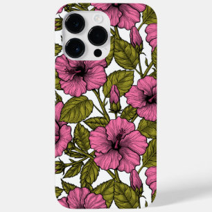 Rosa Hibiskus Blume Case-Mate iPhone 14 Pro Max Hülle