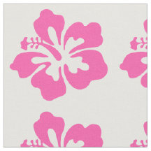 Rosa Hibiskus-Blumen-hawaiischer Strand-Girly