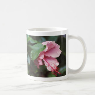 rosa Hibiskus Kaffeetasse