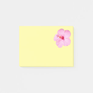Rosa Hibiskus Tropische Blume Post-it Klebezettel