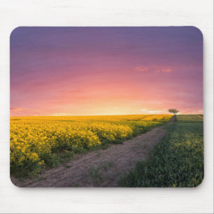 Rosa Himmel nachts Mousepad