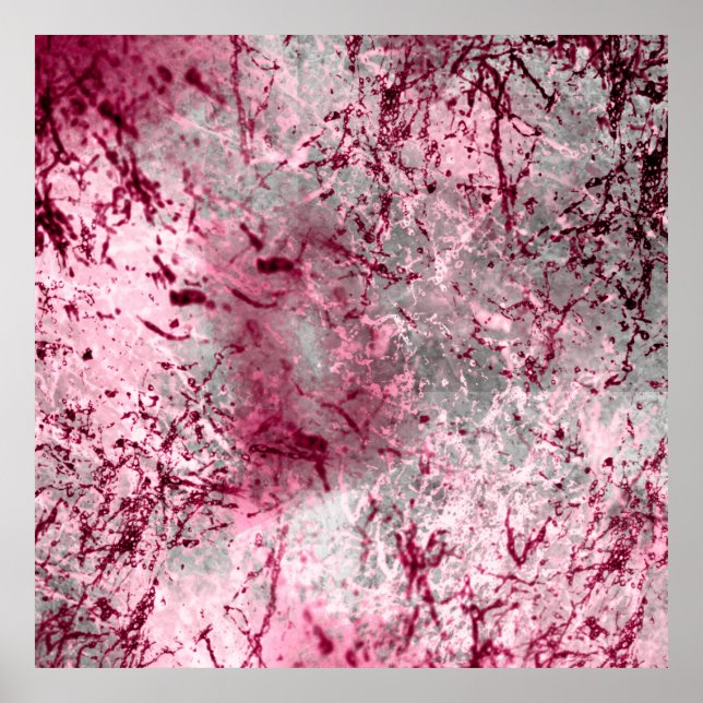 Rosa Hintergrundkunst, Deko, Muster, abstrakt, alt Poster (Vorne)