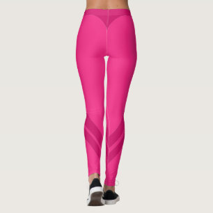 Rosa Hintern Form Leggings
