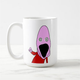 Rosa hirngewaschene Marionette Kaffeetasse