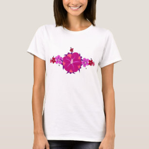 Rosa Hisbiscus T-Shirt