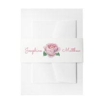 Rosa Hochzeit Einladung Bündner Bands