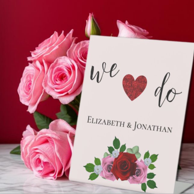 Rosa-Hochzeit Sockelschild (Von Creator hochgeladen)