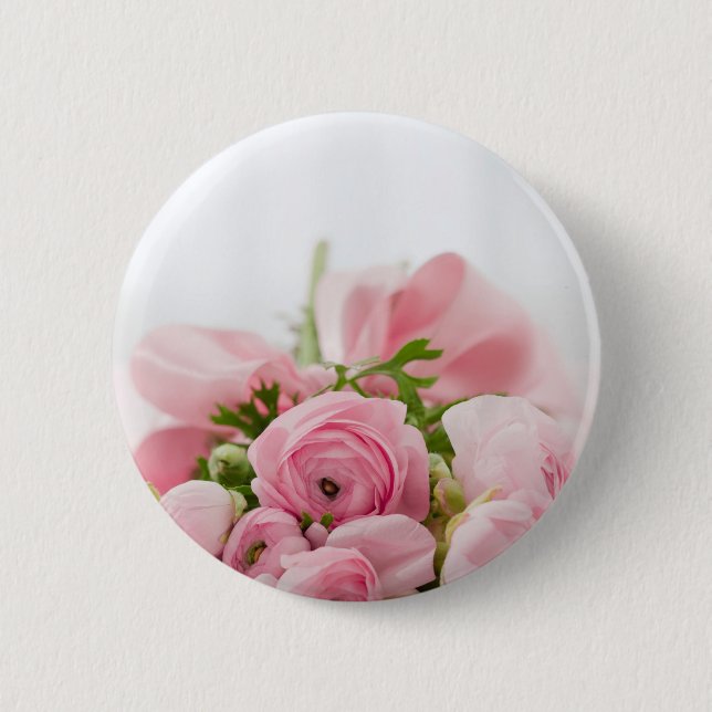 Rosa Hochzeiten Rose Button (Vorderseite)