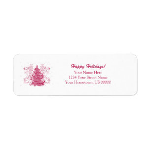 Rosa Holiday Tree Return Labels