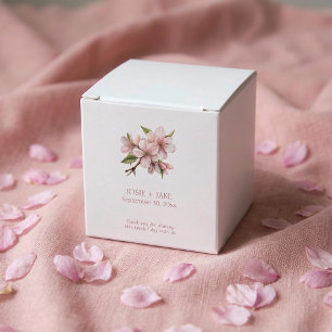 Rosa hübsche Kirschblüte Blume Geschenkschachtel