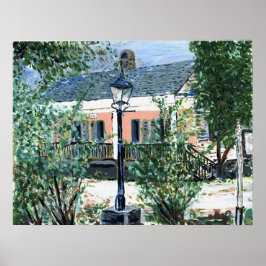 Rosa Hütte in Plantation Poster