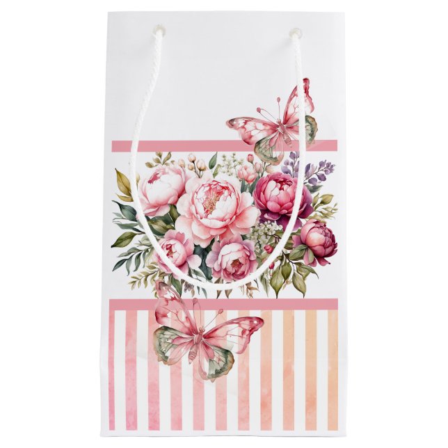 Rosa Hütte kleine Geschenktasche Kleine Geschenktüte (Vorderseite)