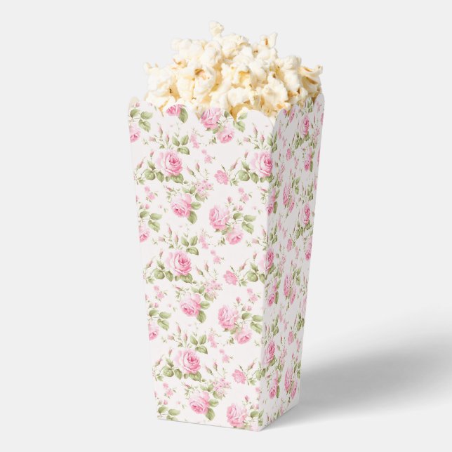 Rosa Hütte Rose mit Bow Coquette | Vielen Dank Geschenkschachtel (Geplatzt)