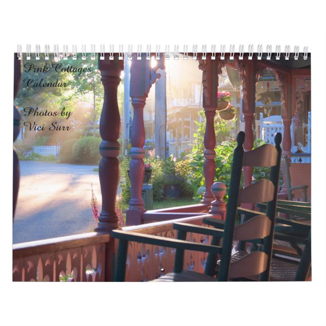 Rosa Hütten des Martha-Weingartens Kalender (Titelbild)