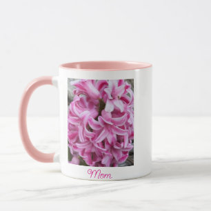 Rosa Hyacinth Blume Mama Tasse