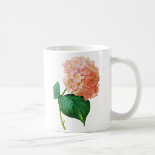 Rosa Hydrangea durch Pierre Joseph Redoute Kaffeetasse