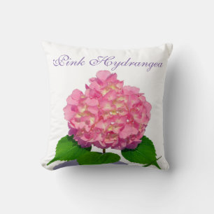 Rosa Hydrangea Rosa Blume Kissen