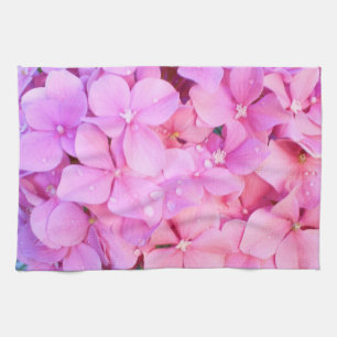 Rosa Hydrangeas Küchentuch