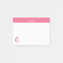 Rosa Ich fühle mich knitty, so knett Post-it Klebezettel