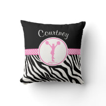 Rosa Ihr Name Zebra Print Chef / Pop