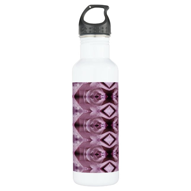 Rosa Ikat 5 Fog Edelstahlflasche (Vorderseite)