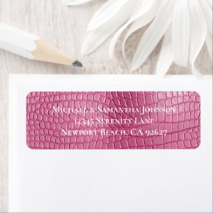 Rosa Imitate Alligator Animal Wedding Brautparty